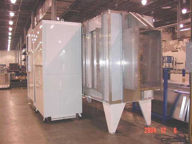 Wisconsin Industrial Downdraft Paint Booths
